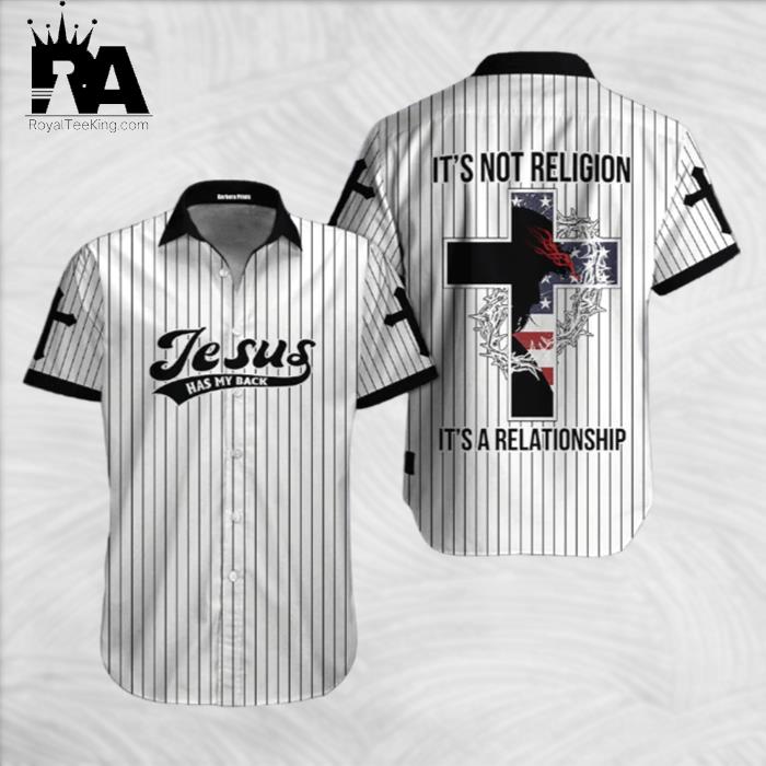 Jesus Faith White Hawaiian Shirt