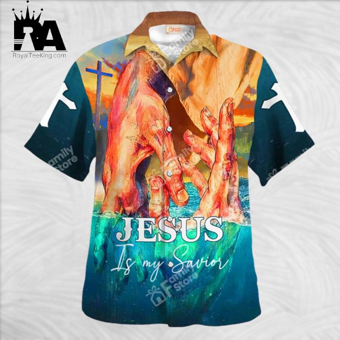 Jesus Hold Your Hand Jesus Is My Savior Hawaiian Shirt