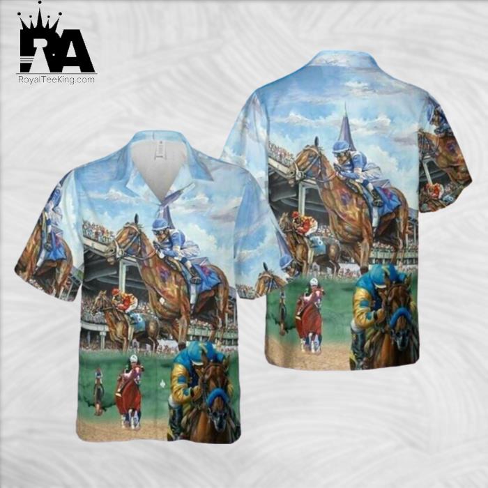 Kentucky Horse Racing 3D Hawaiian Shirt