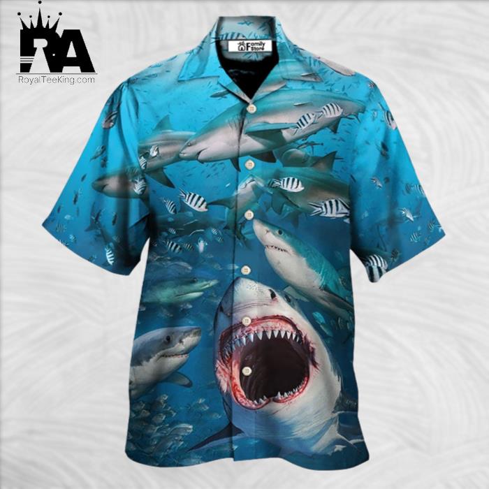 Shark That Hunt in Packs Hawaiian Shirt